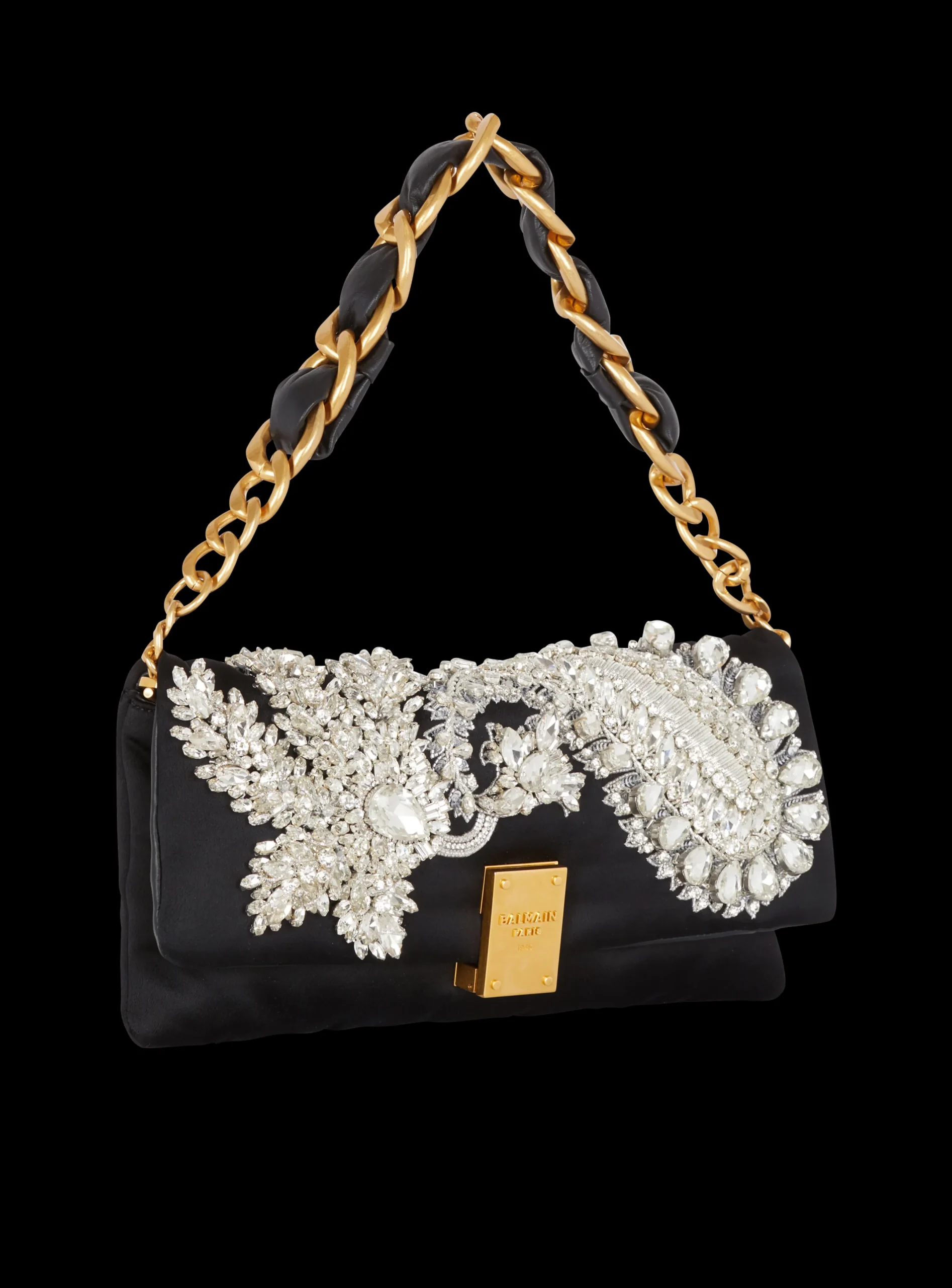 Fashion 1945 Soft Embroidered Satin Clutch Women Mini Bags|Handbags