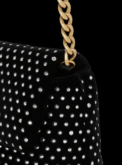 Clearance 1945 Soft Mini Velvet And Crystal Bag Women Mini Bags|Shoulder Bags