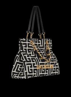 New 1945 Soft Monogrammed Jacquard Tote Bag Women Tote Bags|Shoulder Bags