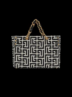New 1945 Soft Monogrammed Jacquard Tote Bag Women Tote Bags|Shoulder Bags