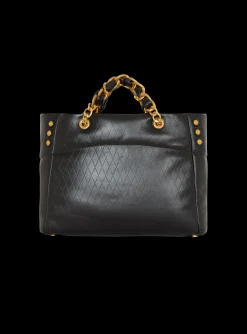 Hot 1945 Soft Tote Bag In Embossed Calfskin With A Grid Motif Women Tote Bags|Shoulder Bags