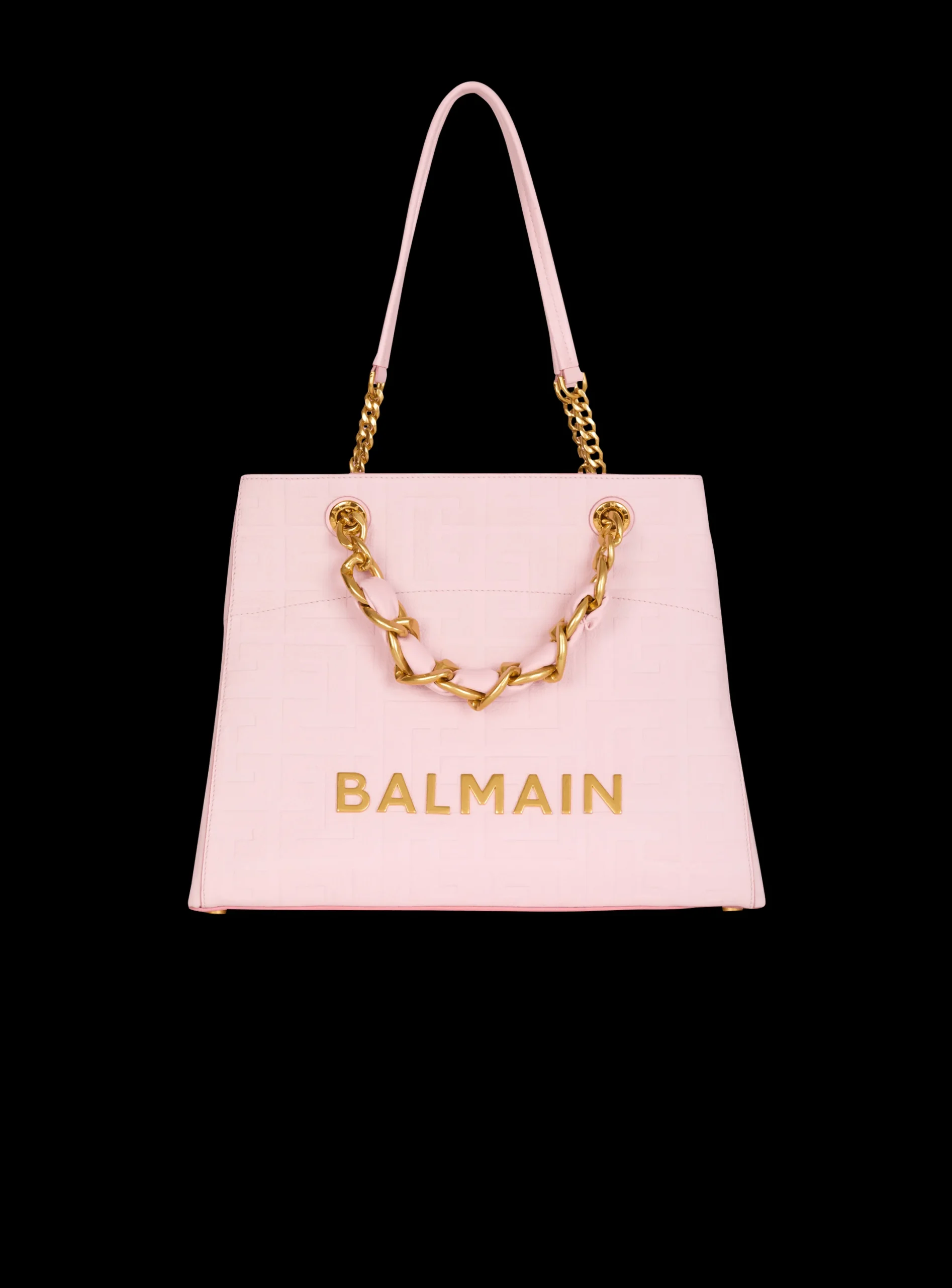Sale 1945 Soft Tote Bag In Embossed Grained Calfskin With A PB Labyrinth Monogram Women Tote Bags|Shoulder Bags