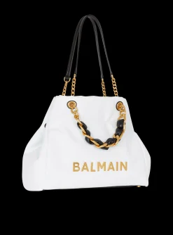 Sale 1945 Soft Tote Bag In Embossed Calfskin With A Grid Motif Women Tote Bags|Shoulder Bags
