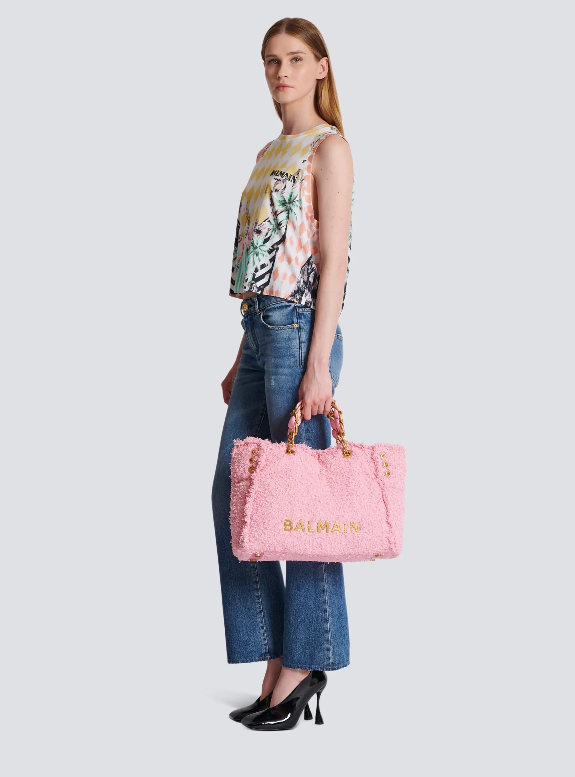 Cheap 1945 Soft Tweed Tote Bag Women Tote Bags|Shoulder Bags