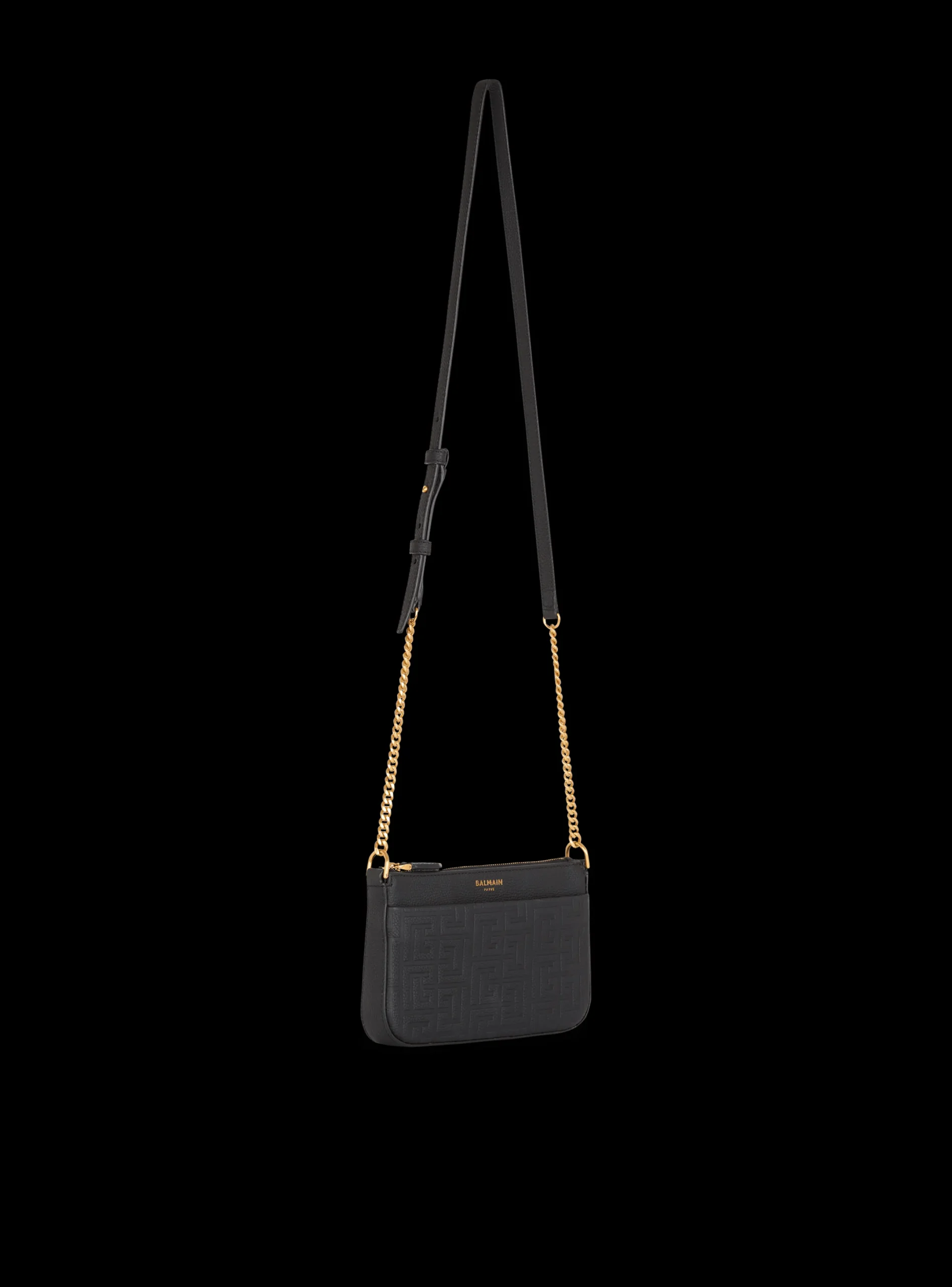Discount 1945 Soft Zipped Mini Bag In Embossed Grained Calfskin With A PB Labyrinth Monogram Women Mini Bags|Crossbody Bags