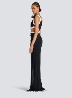 Outlet Asymmetric Dress With Rose Detail Women Dresses