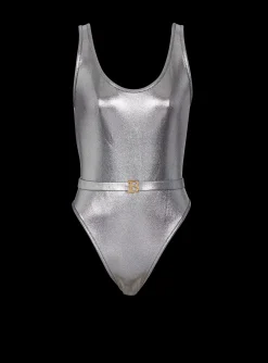 Fashion B Metallic Swimsuit Women Swimwear