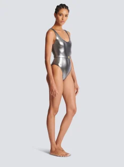 Fashion B Metallic Swimsuit Women Swimwear