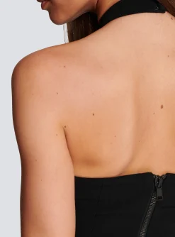 Store Backless Baroque Embroidered Top Women Tops And Shirts