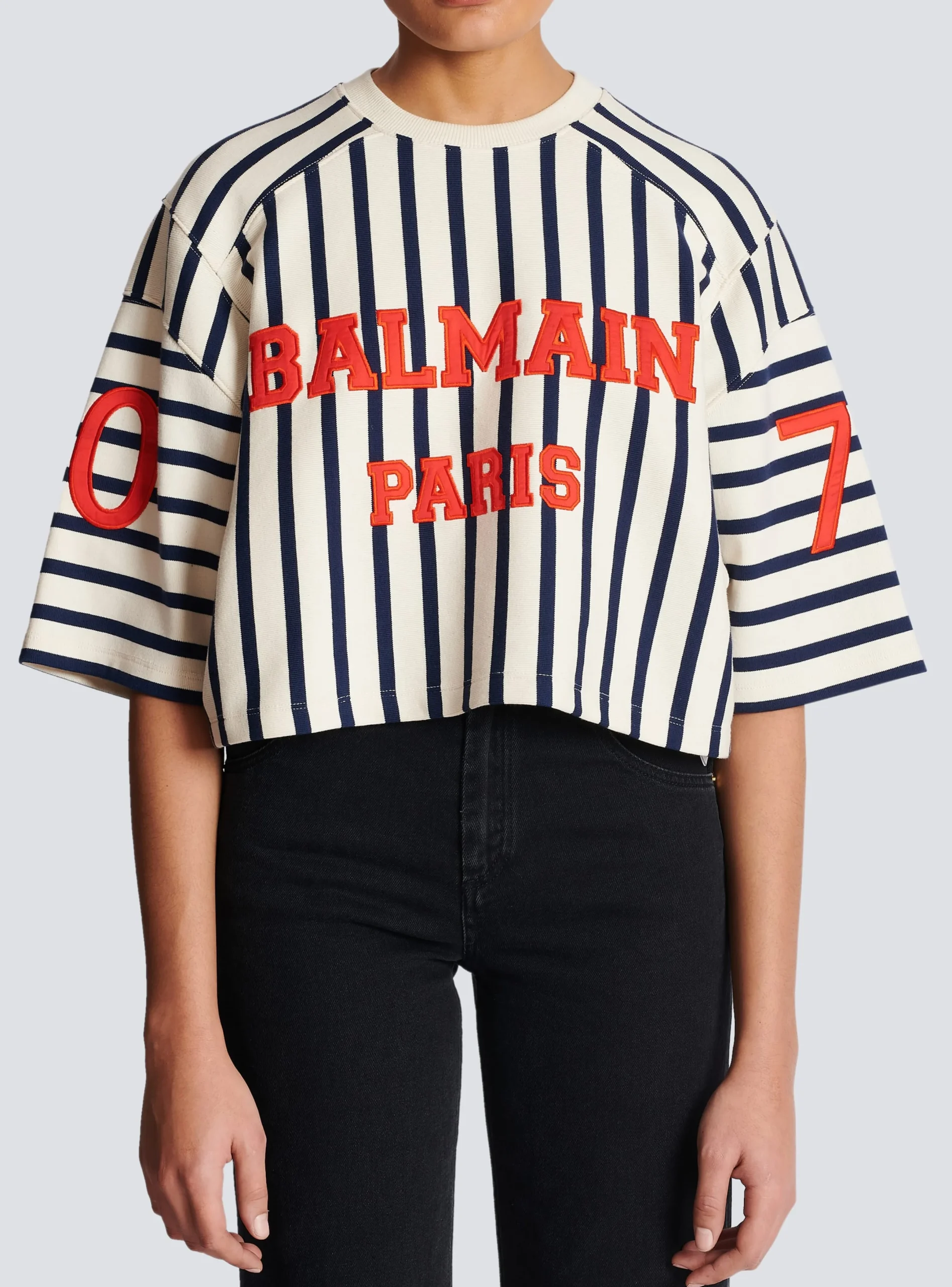 Fashion Baseball Cropped T-Shirt Women T-Shirts