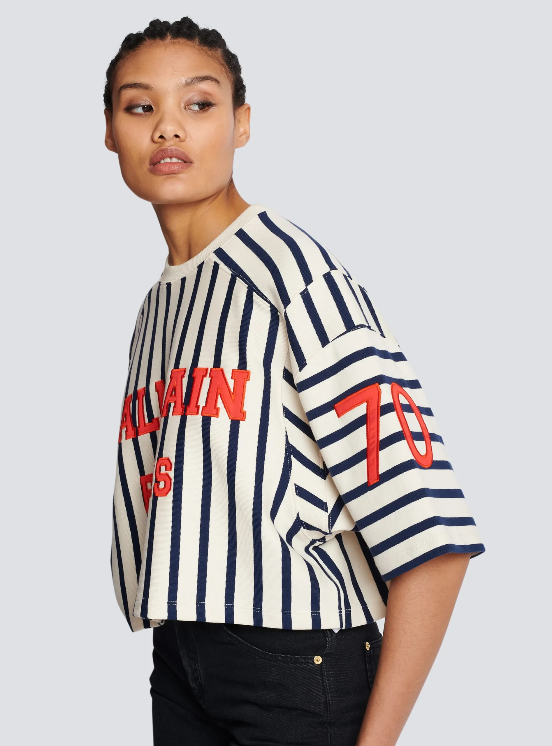Fashion Baseball Cropped T-Shirt Women T-Shirts