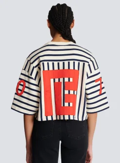 Fashion Baseball Cropped T-Shirt Women T-Shirts