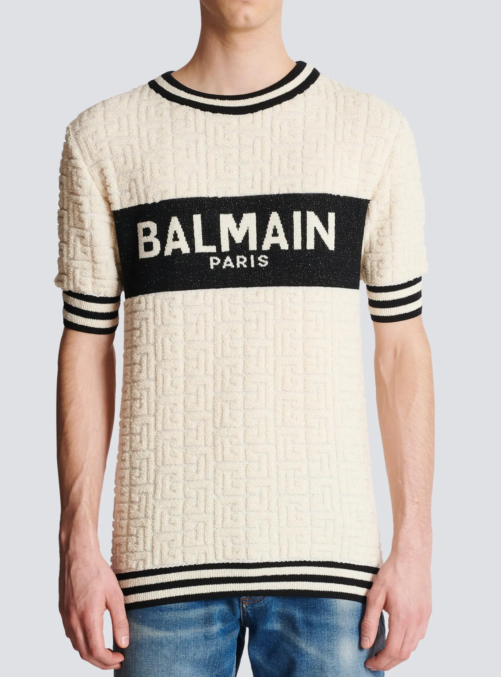 New Cotton Terry T-shirt Knitwear|T-Shirts