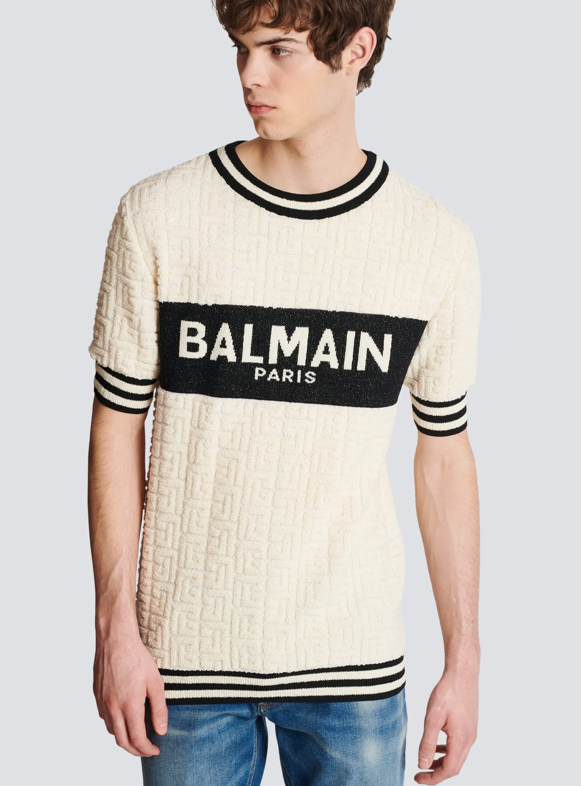 New Cotton Terry T-shirt Knitwear|T-Shirts