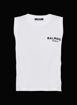 Best Sale Flocked Tank Top Women T-Shirts