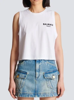 Best Sale Flocked Tank Top Women T-Shirts