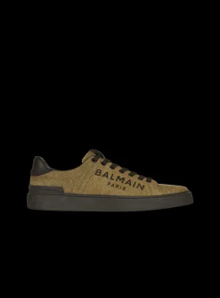 Online Logo Print Canvas B-Court Sneakers B-Court