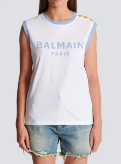 Store Paris 3-button Tank Top Women T-Shirts