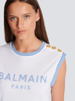 Store Paris 3-button Tank Top Women T-Shirts