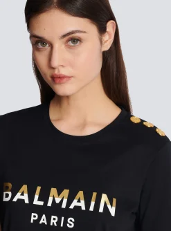 Discount Paris T-shirt With Buttons Women T-Shirts