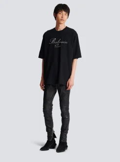 New Signature Embroidered T-shirt T-Shirts