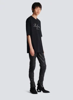 New Signature Embroidered T-shirt T-Shirts