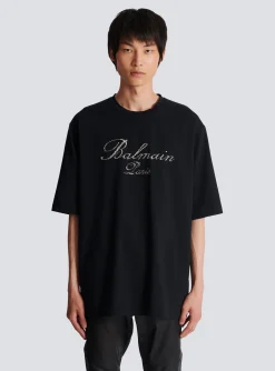 New Signature Embroidered T-shirt T-Shirts