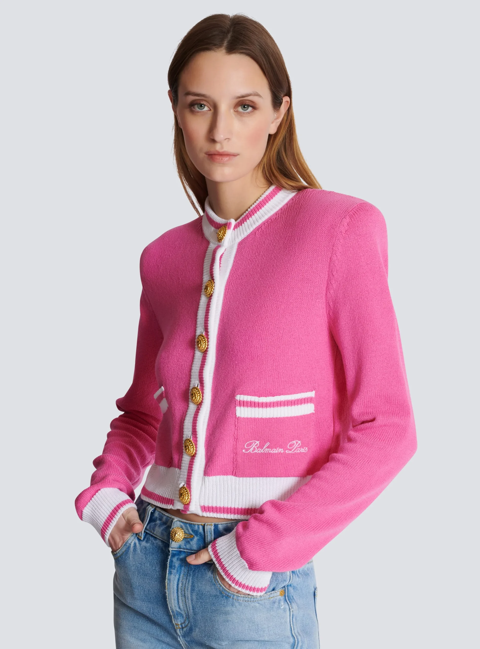 Store Signature Knit Cardigan Women Knitwear