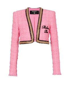 Sale Signature Tweed And Chain Jacket Women Jackets And Blazers