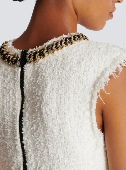 Clearance Signature Tweed Tank Top Women Tops And Shirts