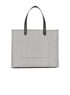 Store B-Army 42 Canvas And Smooth Leather Tote Bag Women Tote Bags|Handbags
