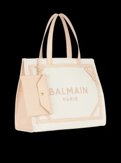 Online B-Army 42 Canvas And Smooth Leather Tote Bag Women Tote Bags|Handbags