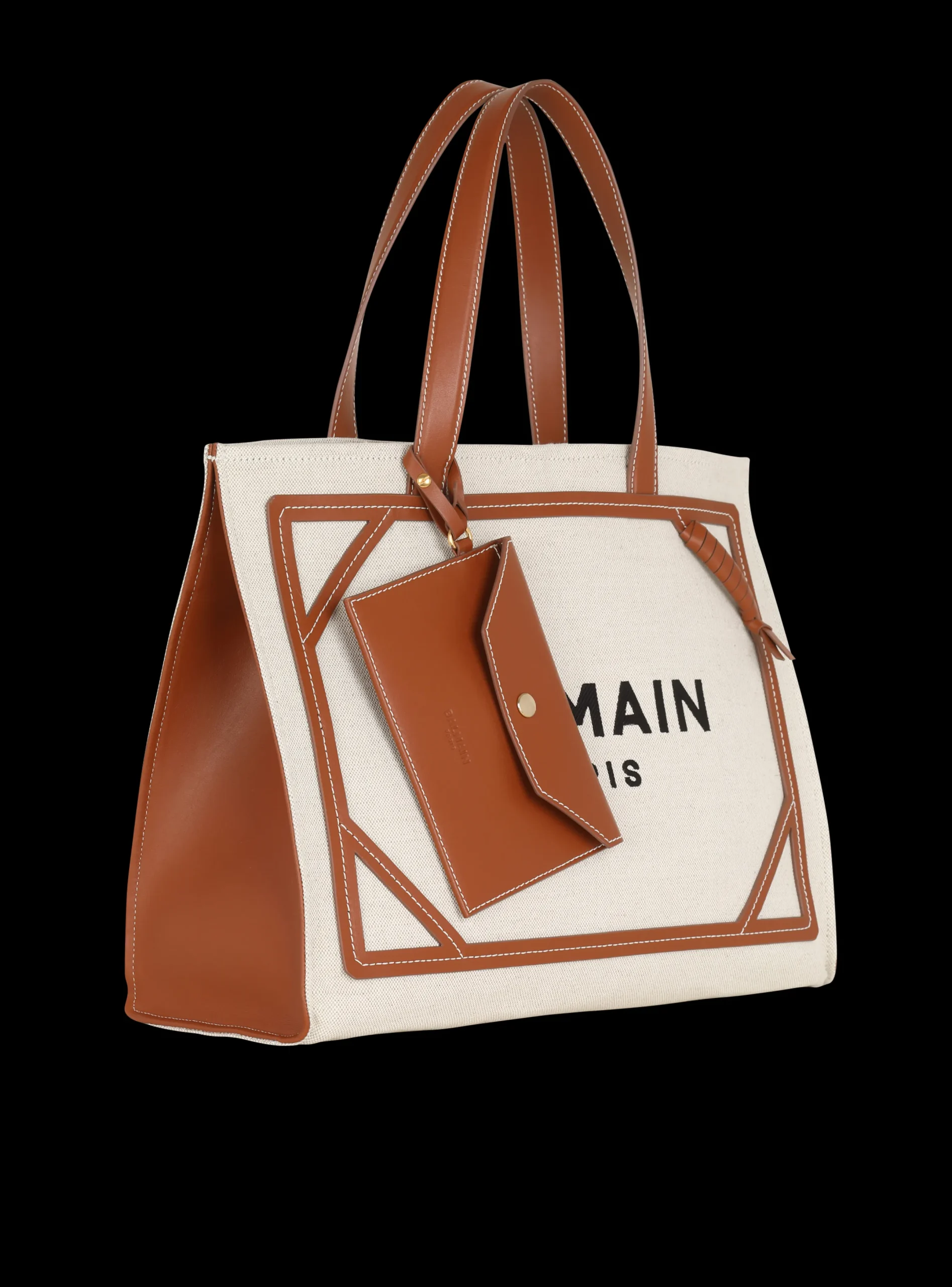 Best B-Army 42 Canvas Tote Bag With Leather Details Women Tote Bags|B-Army Bags