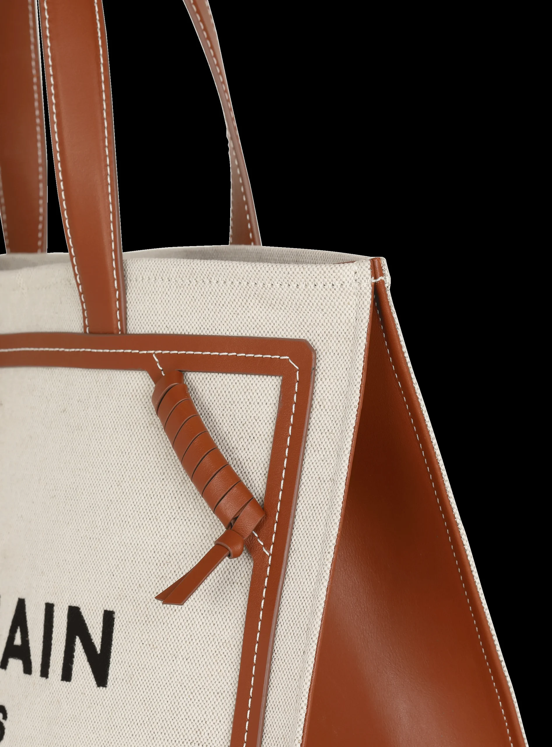 Best B-Army 42 Canvas Tote Bag With Leather Details Women Tote Bags|B-Army Bags