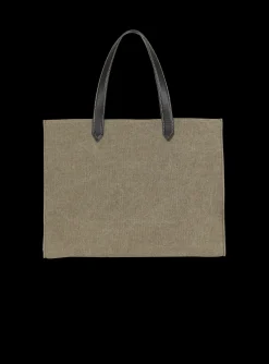 Discount B-Army 42 Canvas Tote Bag With Leather Details Women Tote Bags|B-Army Bags