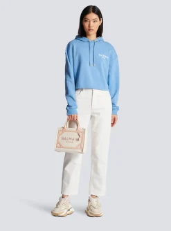 Fashion B-Army Canvas And Leather Tote Bag Women Tote Bags|Shoulder Bags