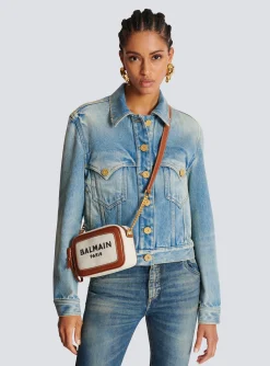 Best Sale B-Army Canvas And Leather Clutch Women Mini Bags|Shoulder Bags