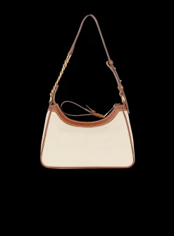 Fashion B-Army Canvas Bag With Leather Inserts Women Shoulder Bags|Handbags