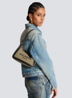 Sale B-Army Canvas Bag With Leather Inserts Women Shoulder Bags|Handbags