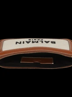 Best Sale B-Army Canvas Clutch Bag With Leather Inserts Women Mini Bags|Shoulder Bags