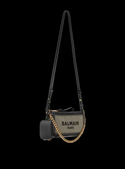 Hot B-Army Canvas Clutch Bag With Leather Inserts Women Mini Bags|Shoulder Bags