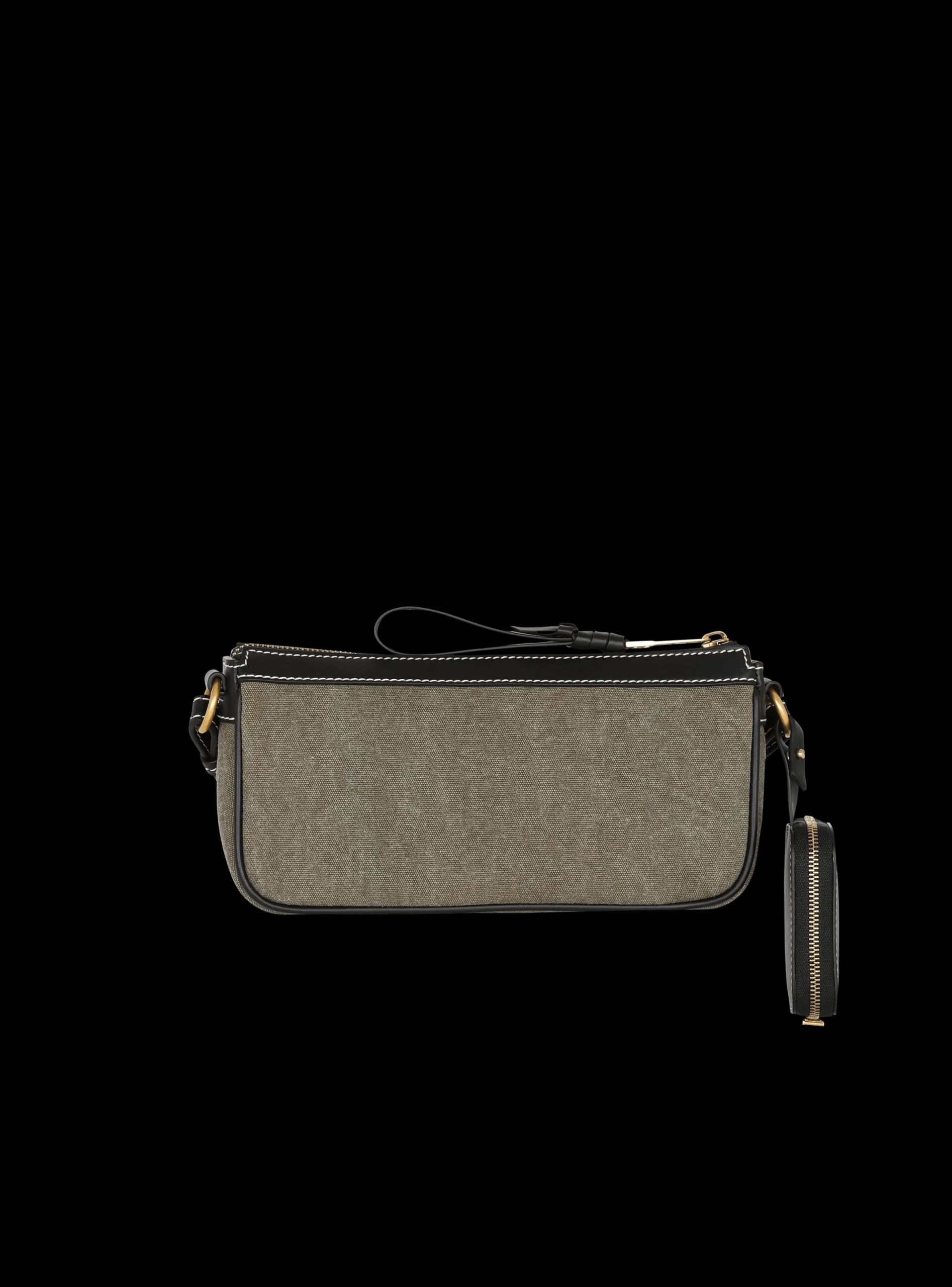 Hot B-Army Canvas Clutch Bag With Leather Inserts Women Mini Bags|Shoulder Bags