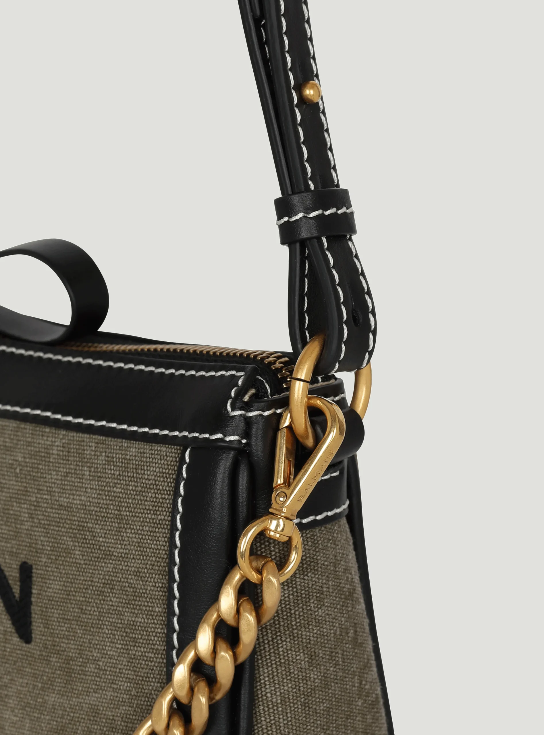 Hot B-Army Canvas Clutch Bag With Leather Inserts Women Mini Bags|Shoulder Bags