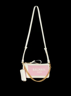 Flash Sale B-Army Chain Pouch In Canvas And Leather Women Mini Bags|Shoulder Bags