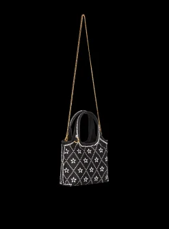 Discount B-Army Grocery Bag In Satin And Crystals Women Tote Bags|Shoulder Bags