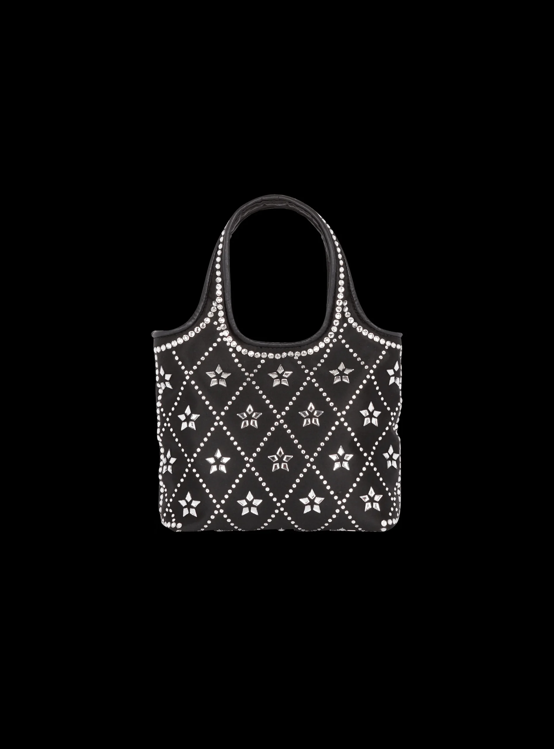 Discount B-Army Grocery Bag In Satin And Crystals Women Tote Bags|Shoulder Bags