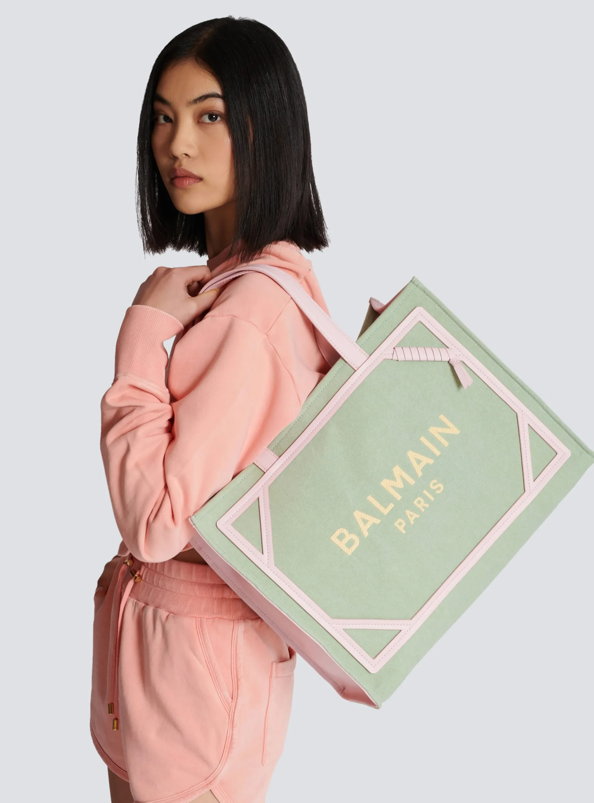 Hot B-Army Medium Canvas And Leather Tote Bag Women Tote Bags|Shoulder Bags