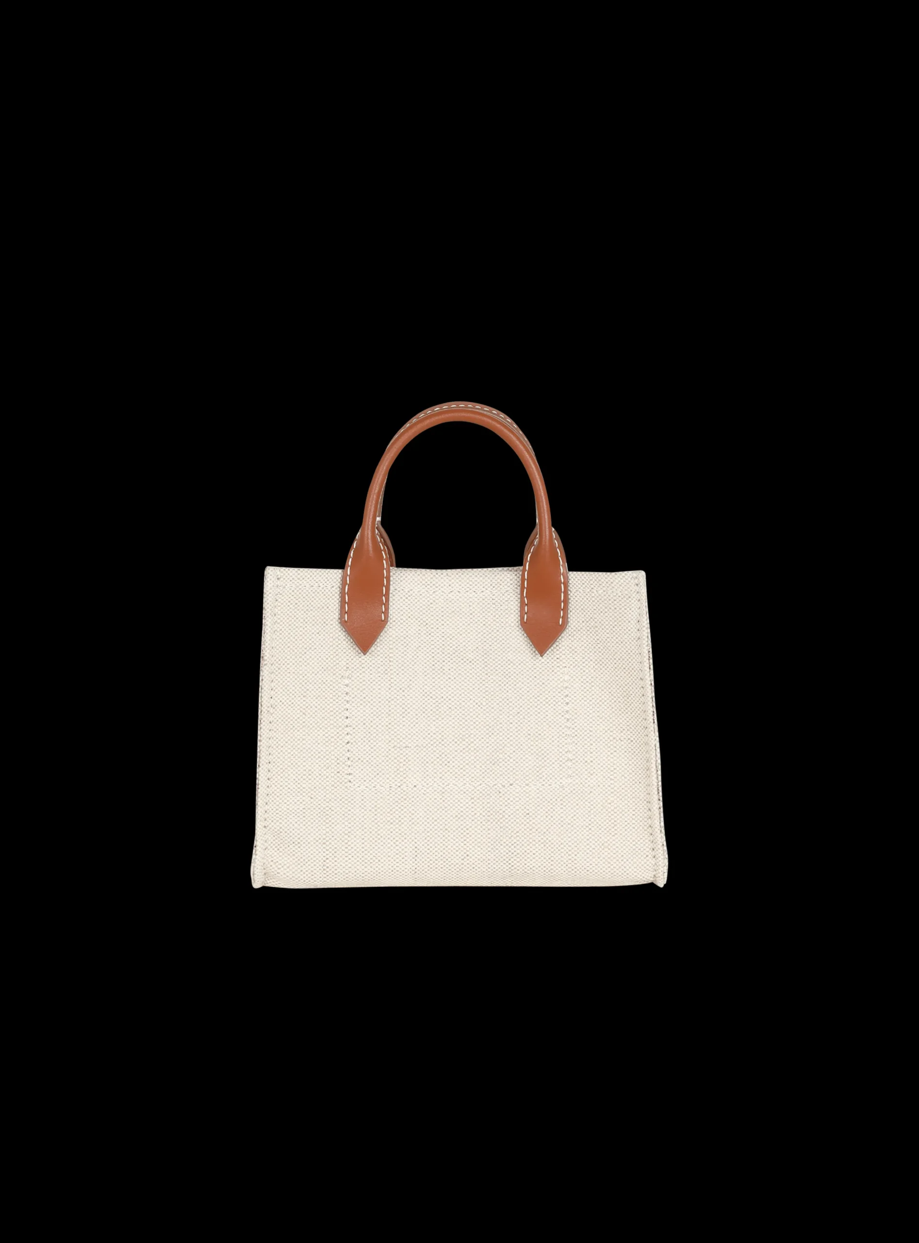 Store B-Army Mini Canvas Shopping Bag With Leather Inserts Women Mini Bags|Shoulder Bags