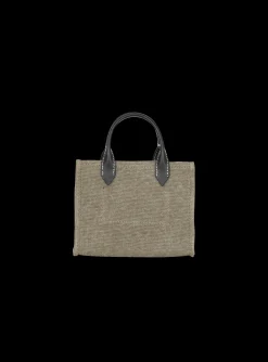 Online B-Army Mini Canvas Shopping Bag With Leather Inserts Women Mini Bags|Shoulder Bags