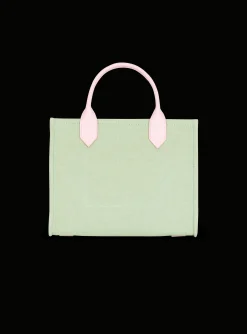 Flash Sale B-Army Small Canvas And Leather Tote Bag Bags